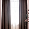 Комплект штор Decoretto Канвас горький шоколад КГШ-K110 3.75x2.7 м (коричневый, 2 шт)