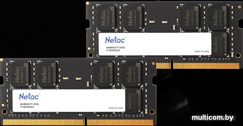 Оперативная память Netac Basic 8GB DDR4 SODIMM PC4-21300 NTBSD4N26SP-08