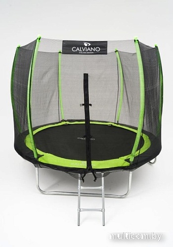 Батут Calviano Outside Master Green 252 см - 8ft (внешняя сетка, с лестницей)