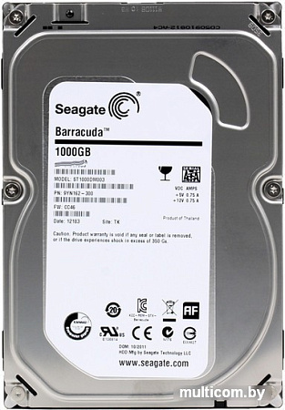 Жесткий диск Seagate Barracuda 7200.14 1TB (ST1000DM003)