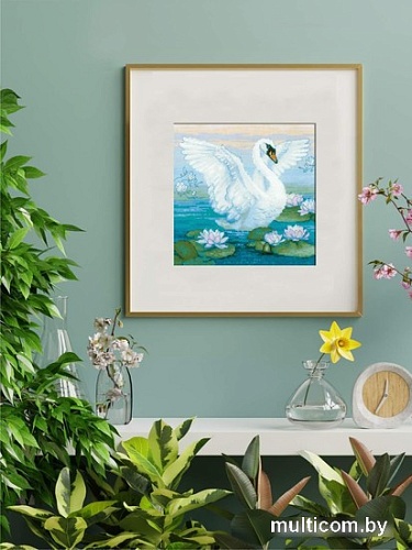 Набор для вышивания Риолис Белая лебедь 2133
