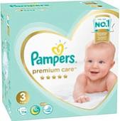 Подгузники Pampers Premium Care 3 (114 шт)