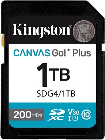 Карта памяти Kingston Canvas Go! Plus SDXC 1TB SDG4/1TB