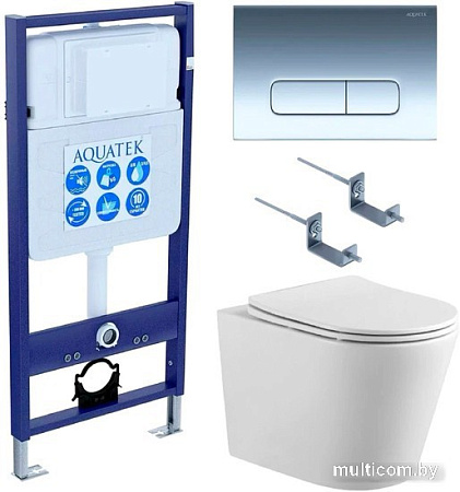Унитаз Aquatek Вега INS-0000012+KDI-0000016+KKI-0000002+AQ1904-00