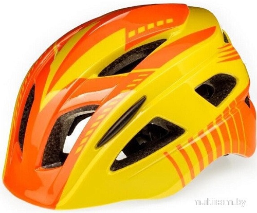 Cпортивный шлем Favorit IN03-M-YL (M, желтый/оранжевый)