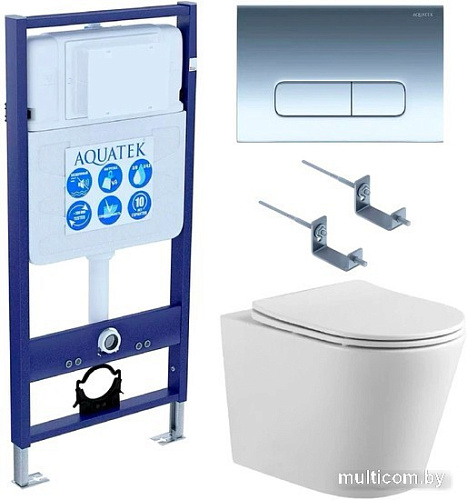 Унитаз Aquatek Вега INS-0000012+KDI-0000016+KKI-0000002+AQ1904-00