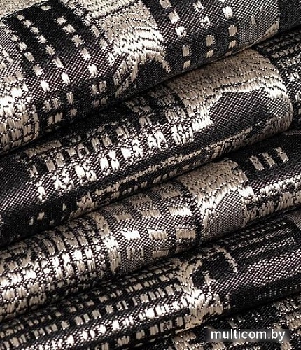 Штора Legrand Мегаполис 1.5x2.8 58120643 (черный/бежевый)