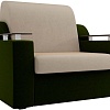 Кресло Лига диванов Сенатор 100689 80 см (бежевый/зеленый)