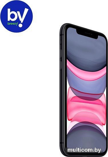 Смартфон Apple iPhone 11 64GB Воcстановленный by Breezy, грейд C (черный)