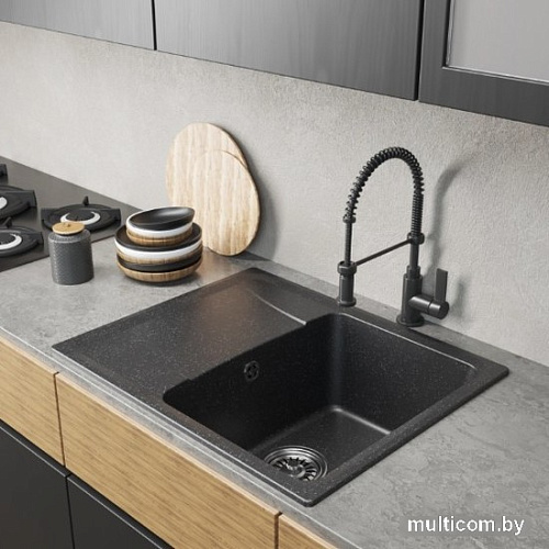 Кухонная мойка Mixline ML-GM26 552076 (черный)
