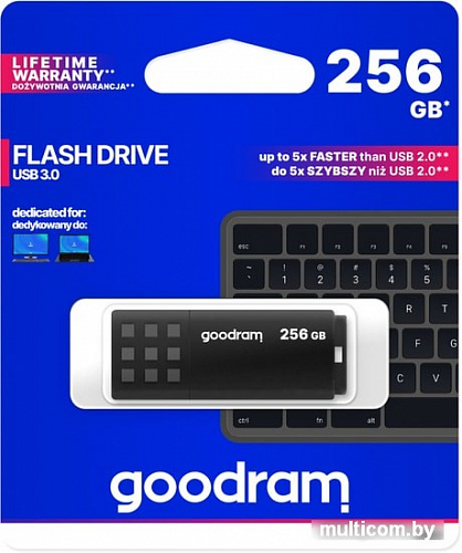 USB Flash GOODRAM UME3 256GB (черный)