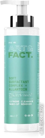 Art&Fact Гель для умывания Soft surfactant complex + Allantoin для жирной кожи (200 мл)