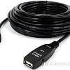Удлинитель KS-IS KS-866-10 USB Type-A - USB Type-A (10 м, черный)