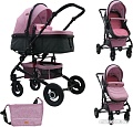 Универсальная коляска Lorelli Alba 2020 (2 в 1, розовый)