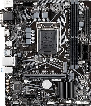 Материнская плата Gigabyte H410M S2H V3 (rev. 1.0)