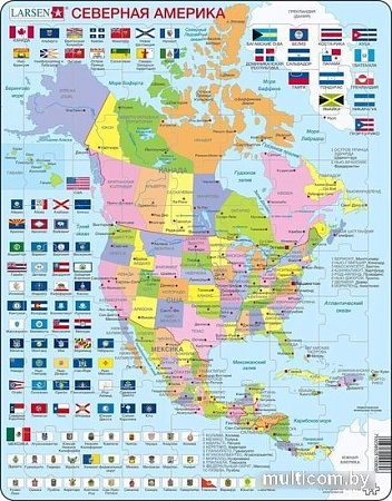 Пазл Larsen Северная Америка K17-RU