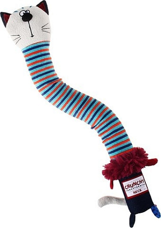 Игрушка для собак GiGwi Кот с пищалкой 75413