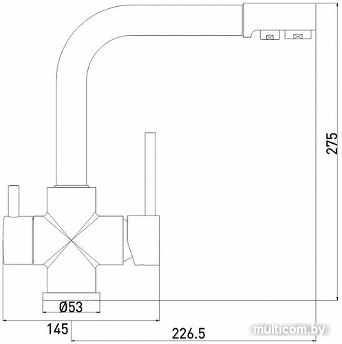 Смеситель Gross Aqua Ecolife 3120609C