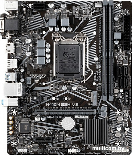 Материнская плата Gigabyte H410M S2H V3 (rev. 1.0)