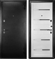 Металлическая дверь Guard Царга MG60 87х205 правая (черное серебро/белый ясень)