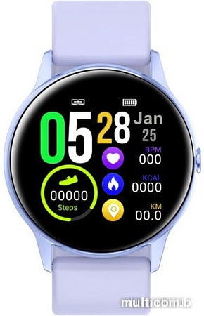 Умные часы NO.1 DT88 (розовое золото, силиконовый ремешок)