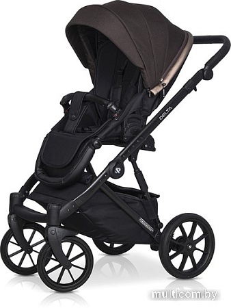 Универсальная коляска Riko Basic Delta (2 в 1, 04/chocolate)