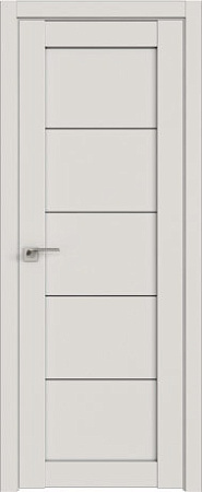 Межкомнатная дверь ProfilDoors 2.11U 60x200 (дарквайт/стекло графит)