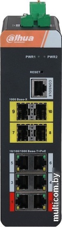 Управляемый коммутатор 2-го уровня Dahua DH-IS4410-6GT-120