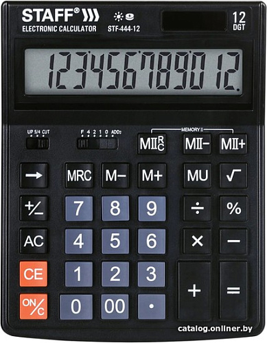 Бухгалтерский калькулятор Staff STF-444-12 250303