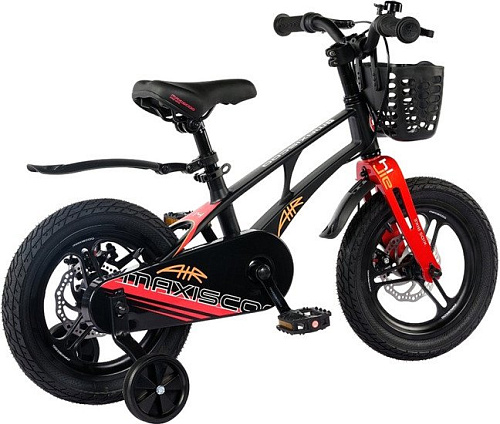 Детский велосипед Maxiscoo Air Pro 16 2024 (черный матовый)