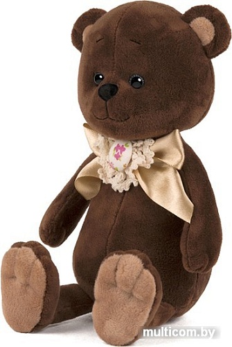 Классическая игрушка Maxitoys Luxury Романтичный Медвежонок с Бежевым Бантиком MT-GU092018-8-20