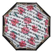 Зонт Moschino Flowers and slogans Мulti