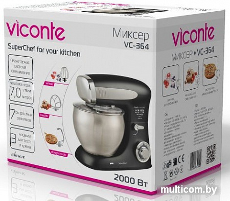 Планетарный миксер Viconte VC-364