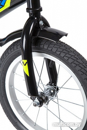Детский велосипед Novatrack Twist New 14 141TWIST.BK20 (черный/синий)