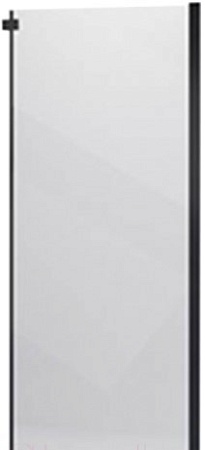 Душевая стенка Veconi 90x195 KP06B-90-01-19C4 (стекло прозрачное/черный)