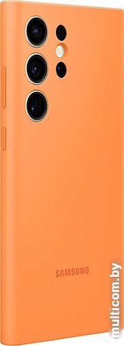 Чехол для телефона Samsung Silicone Case S23 Ultra (оранжевый)