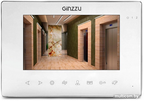Комплект видеодомофона Ginzzu DPI-0722