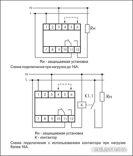 Реле напряжения Евроавтоматика F&F CP-720 EA04.009.002