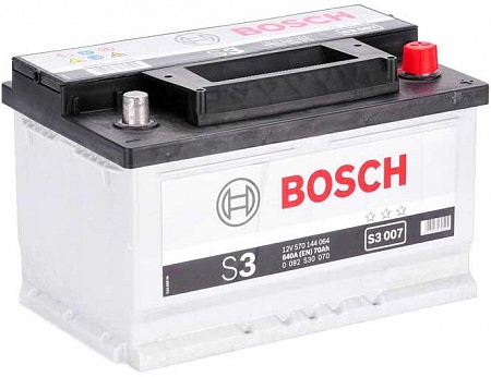Автомобильный аккумулятор Bosch S3 007 (570144064) 70 А/ч