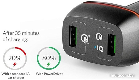Автомобильное зарядное Anker A2224H11