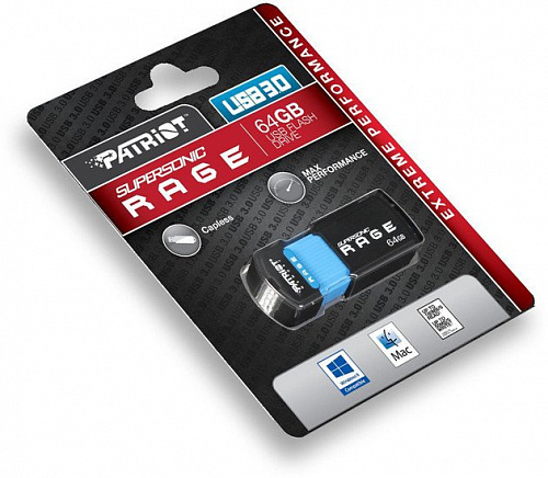 USB Flash Patriot Supersonic Rage USB 3.1 64GB [PEF64GSRUSB]