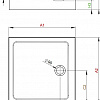 Душевой поддон Radaway Doros C Compact 100x100 [SDRC1010-05]