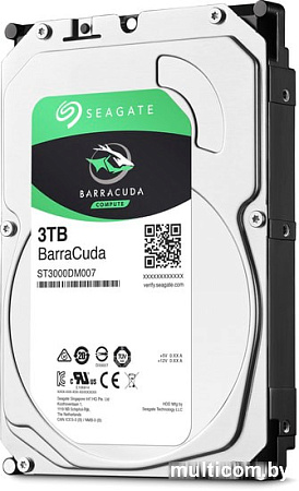 Жесткий диск Seagate BarraCuda 3TB ST3000DM007
