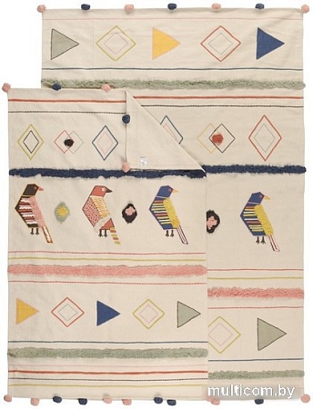 Ковер для жилой комнаты Tkano Ethnic TK20-DR0001 1.2x1.8 м (птицы)