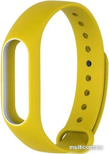 Ремешок Xiaomi для Mi Band 2 (желтый/белый)