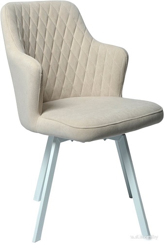 Стул с подлокотниками Mara Roys (Beige, белые)