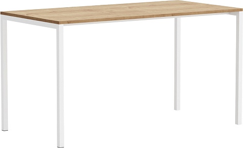 Стол Crafto Рон Лофт 02 138x70x75 (белый/дуб)