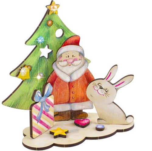 3Д-пазл Woody Чудеса под елкой 02888