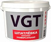 Шпатлевка VGT Универсальная для наружных и внутренних работ (3.6 кг)