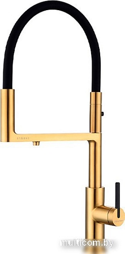 Смеситель Paulmark Tornado TO213402-BG (брашированное золото)